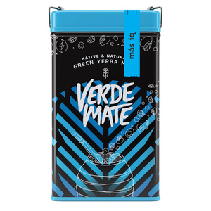 Yerbera – Metalldose + Verde Mate Green Más IQ 0,5 kg