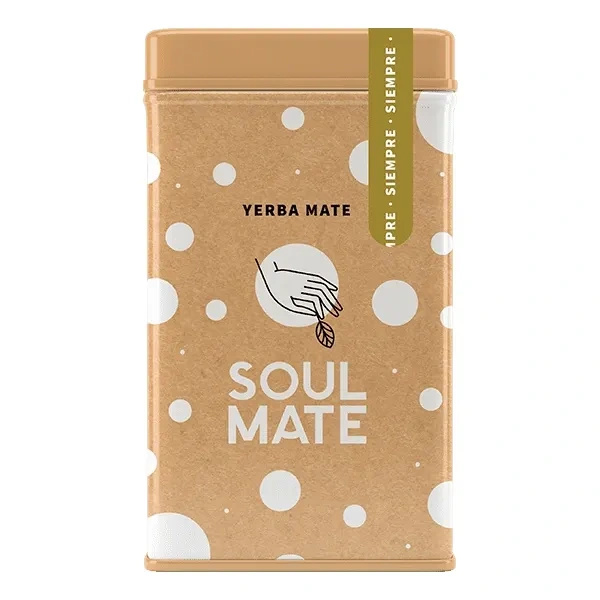 Yerbera – Metalldose + Soul Mate Orgánica Siempre 0,5 kg