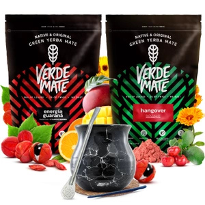 Verde Mate Tee Set Keramik Kalebasse Bombilla