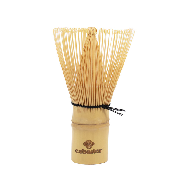 Matcha-Tee-Zubehör-Set aus Bambus: Chasen-Besen + Chashaku-Schöpflöffel + Teelöffel