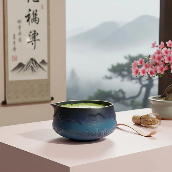 Zeremonielles Set zur Zubereitung von Matcha-Tee: japanischer Bio-Matcha 30g + Zubehör
