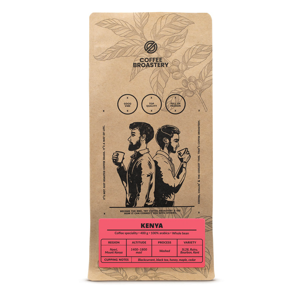 Bro Coffee Roastery - Bohnenkaffee Kenya Nyeri Speciality 400 g