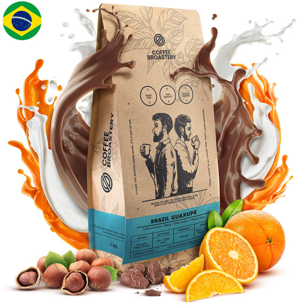 Bro Coffee Roastery - Bohnenkaffee Brazil Guaxupe Premium 1 kg