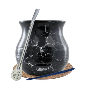 Yerba Mate Matero Set Kalebasse Bombilla 19cm