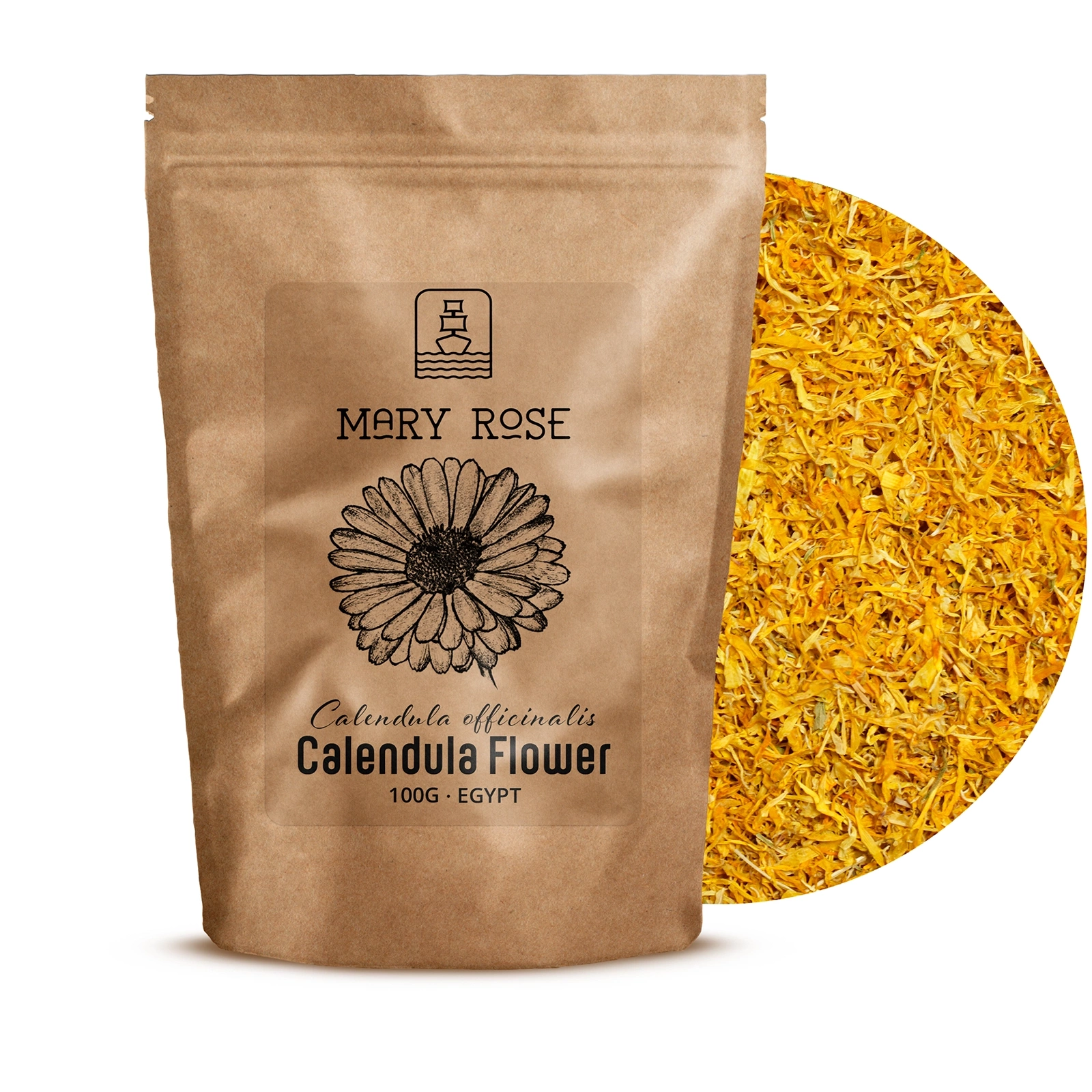 Mary Rose – getrocknete Ringelblumenblüten