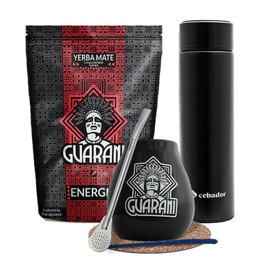 Mate Tee Set  Guarani Energia 500g Thermosflasche