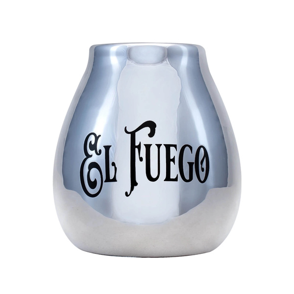Mate Tee Set: El Fuego Elaborada 1kg + Kalebasse + Bombilla