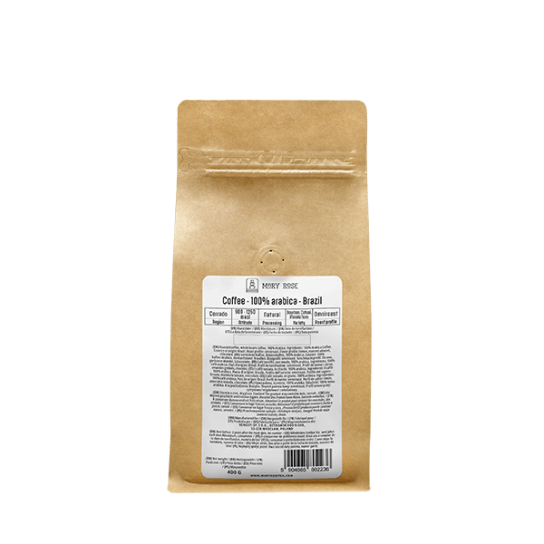 Mary Rose -  Bohnenkaffee Brazil Cerrado premium 400 g