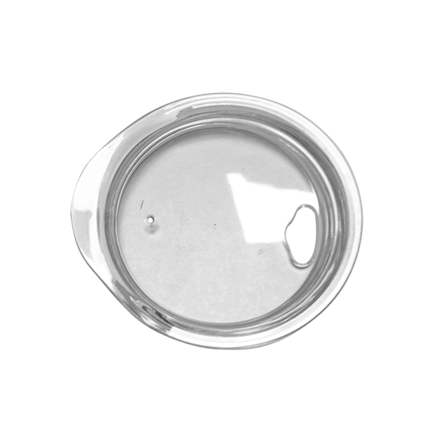 TermoLid – Stahl-Mate Becher mit Deckel – Cebador (Silberfarbe) –350 ml