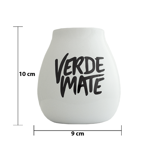 Verde Mate Matebecher aus Keramik - 350ml-weiss