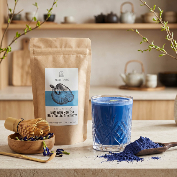 Mary Rose – Blue Matcha Alternative – Butterfly Pea Tea (Pulver) 50 g