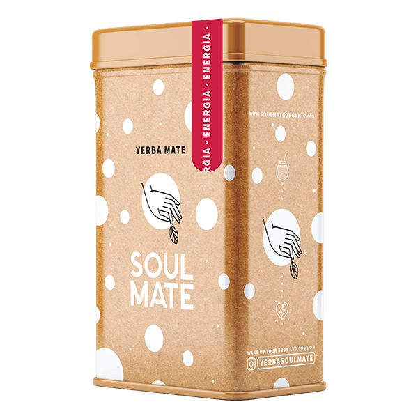 Yerbera – Metalldose + Soul Mate Orgánica Energia 0,5 kg