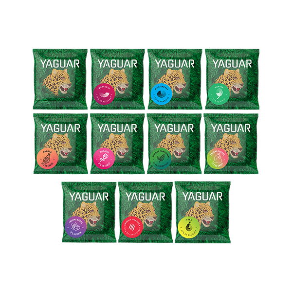 Yerba Mate Yaguar 10 x 50 g  + 50g