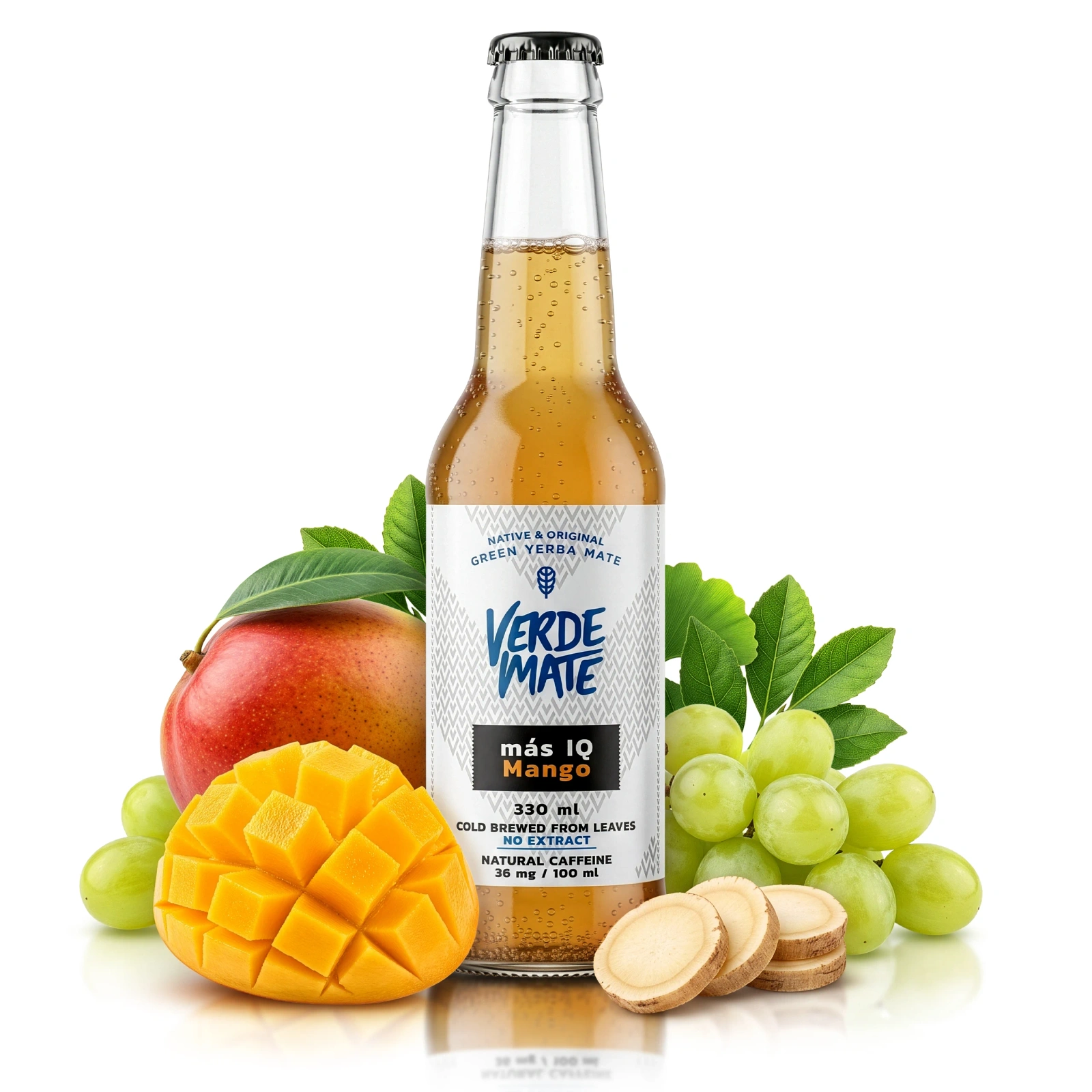 Verde Mate Green Cold Brew Más IQ Mango