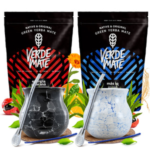 Yerba Mate Set für zwei Personen Bombilla Matero 1000g