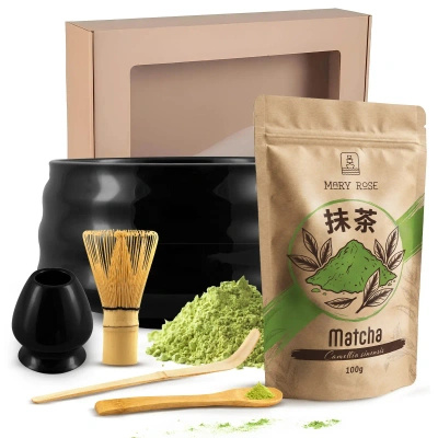 Geschenkset zum Aufbrühen von Matcha-Tee