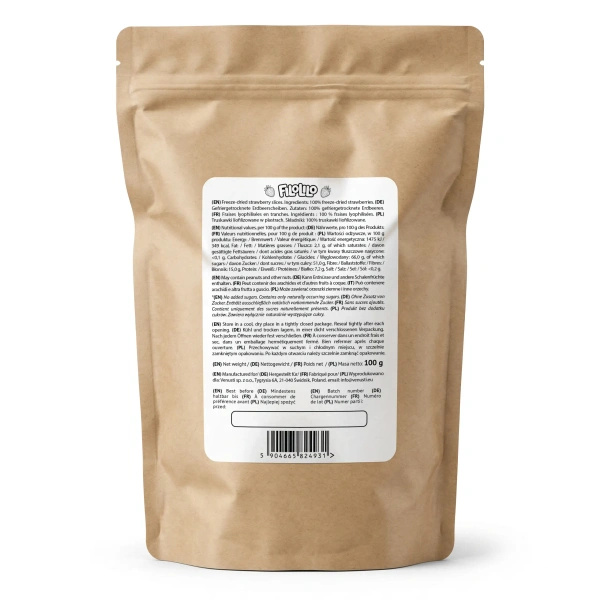 FiloLilo – Gefriergetrocknete Erdbeerscheiben 100 g