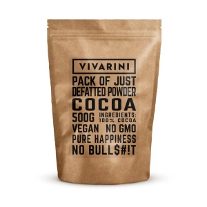 Vivarini – Alkalisiertes Kakao dunkel (Pulver) 0,5 kg