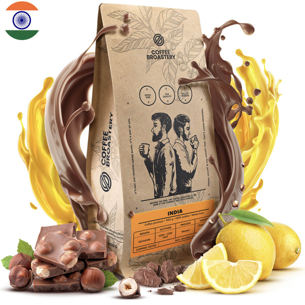 Bro Coffee Roastery - Bohnenkaffee India Karnataka Premium 1 kg