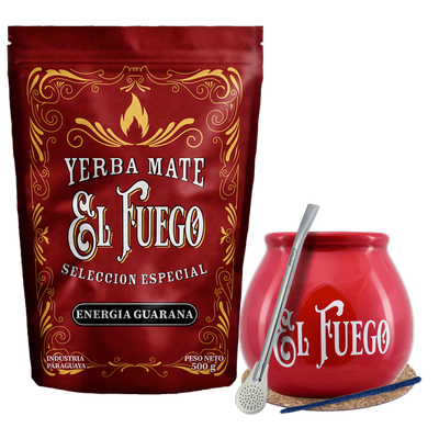 Starter-Set für Yerba Mate El Fuego 500g STARK